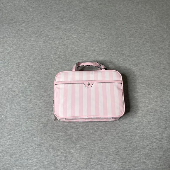 Victoria's Secret Heritage Stripe Hanging Toiletry Travel Bag - Picture 3 of 11